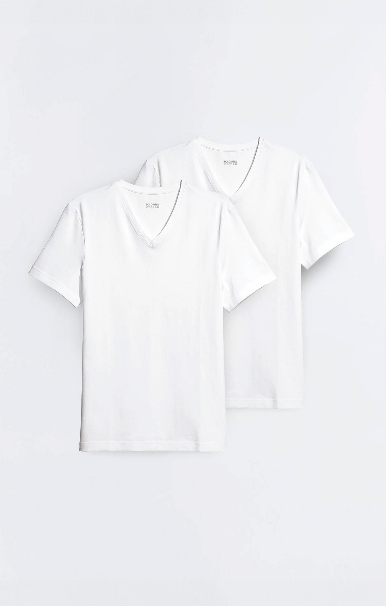 T-shirt V-neck Duopack  White XXL