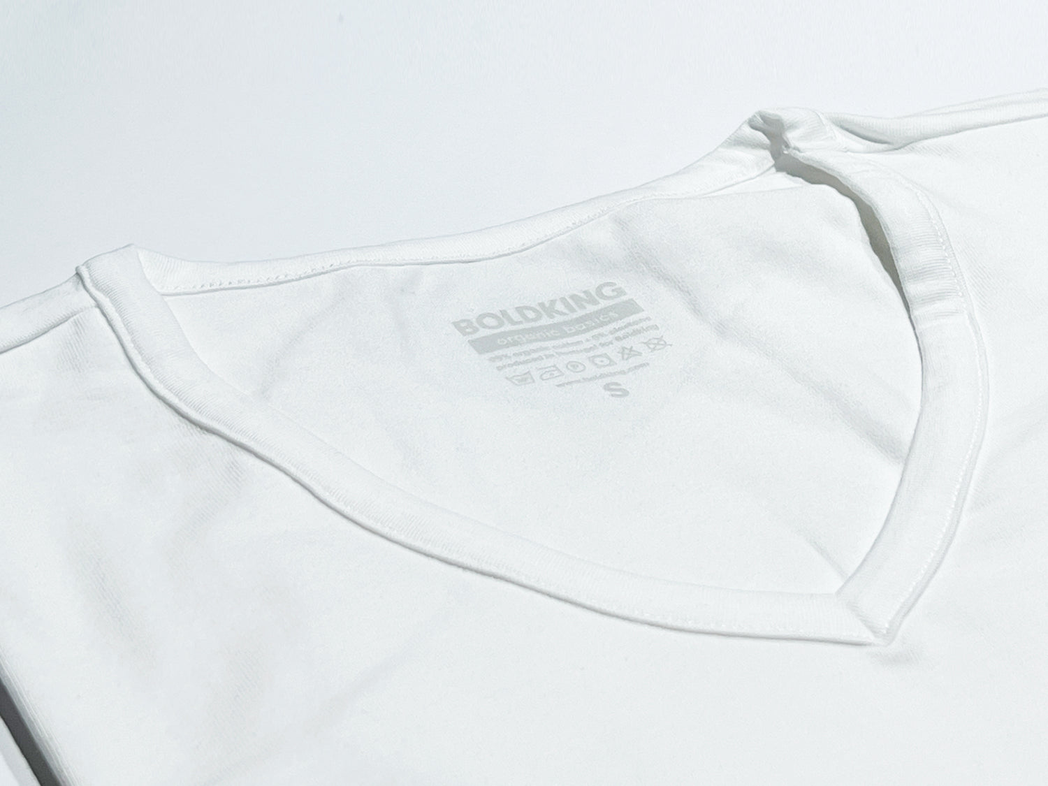 T-Shirt V-Neck Duopack White XL